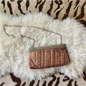 Vintage snakeskin purse